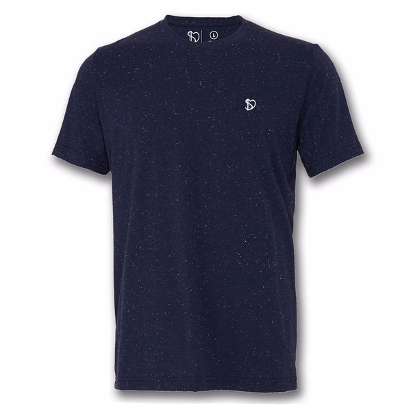Tees - Navy Speckled Tee